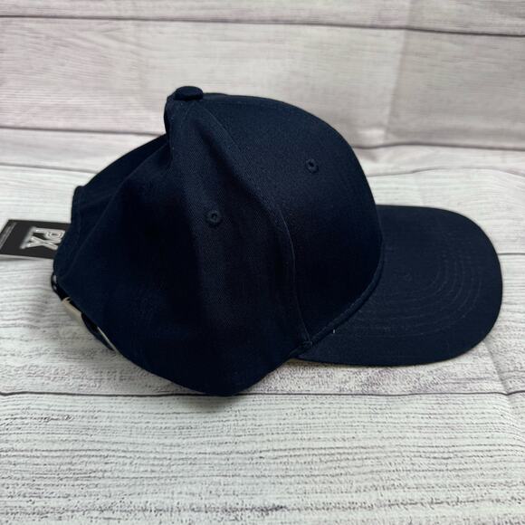 PX Clothing Navy Blue Adjustable Baseball Cap One Size Fits Most - Picture 3 of 8